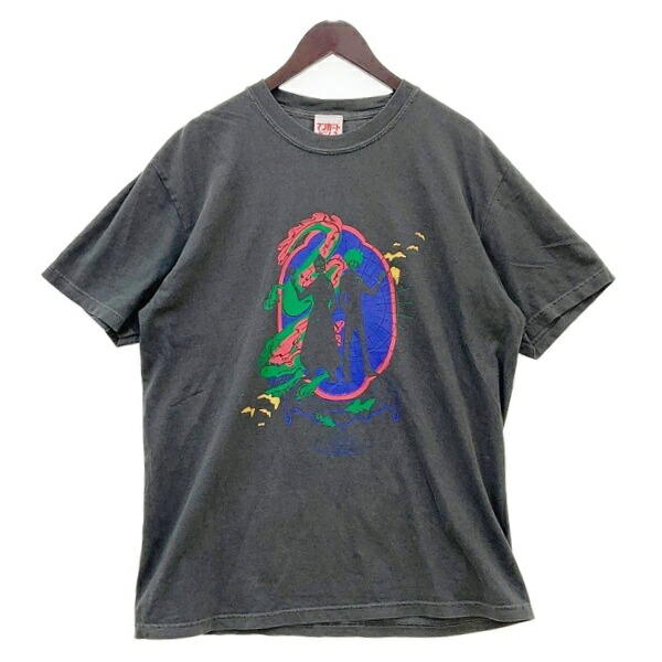 【中古】 呪術廻戦 BEAMS マンガート ビームス Tシャツ 半袖 五条悟 夏油傑 懐玉・玉折 メンズ Lサイズ チャコールグレー トップス DM19541■|福井の買取販売 サンステップ