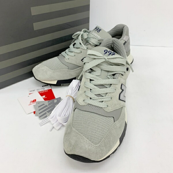 【中古】New Balance WTAPS ニューバランス ダブルタップス U998WT スニーカー シューズ メンズ 27.5cm グレー 靴 DF19524■|福井の買取販売 サンステップ