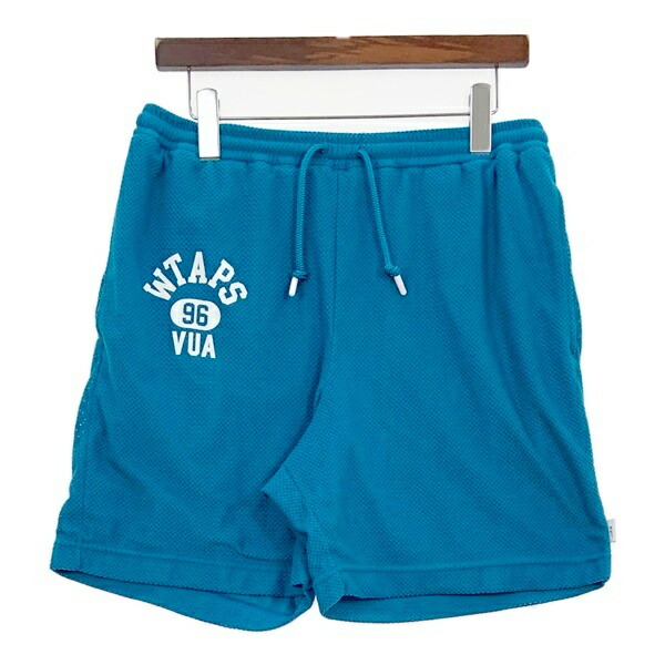 【中古】WTAPS ダブルタップス ショートパンツ ダブルアス 短パン ズボン ポリエステル メンズ サイズ02 ターコイズ ボトムス DM19544■｜福井の買取販売　サンステップ
