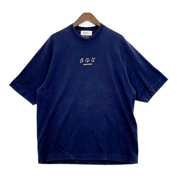 【中古】everyone エブリワン j.30000 Tシャツ カットソー 半袖 Buddies S/S Tee EV23-CS06 メンズ Lサイズ ネイビー トップス DM19646■|福井の買取販売 サンステップ