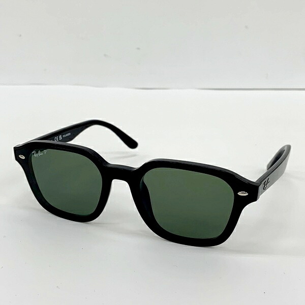 【中古】 Ray-Ban レイバン 偏光サングラス RB4458D 6019A 65□18 145 スクエア アイウェア メンズ ブラック 服飾小物 DF19748■｜福井の買取販売　サンステップ