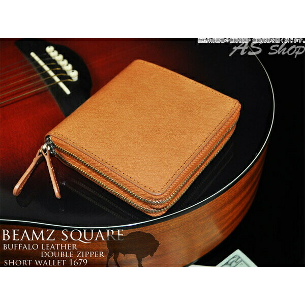 楽天市場】BEAMZ SQUARE ラウンドファスナー短財布 馬革 コード