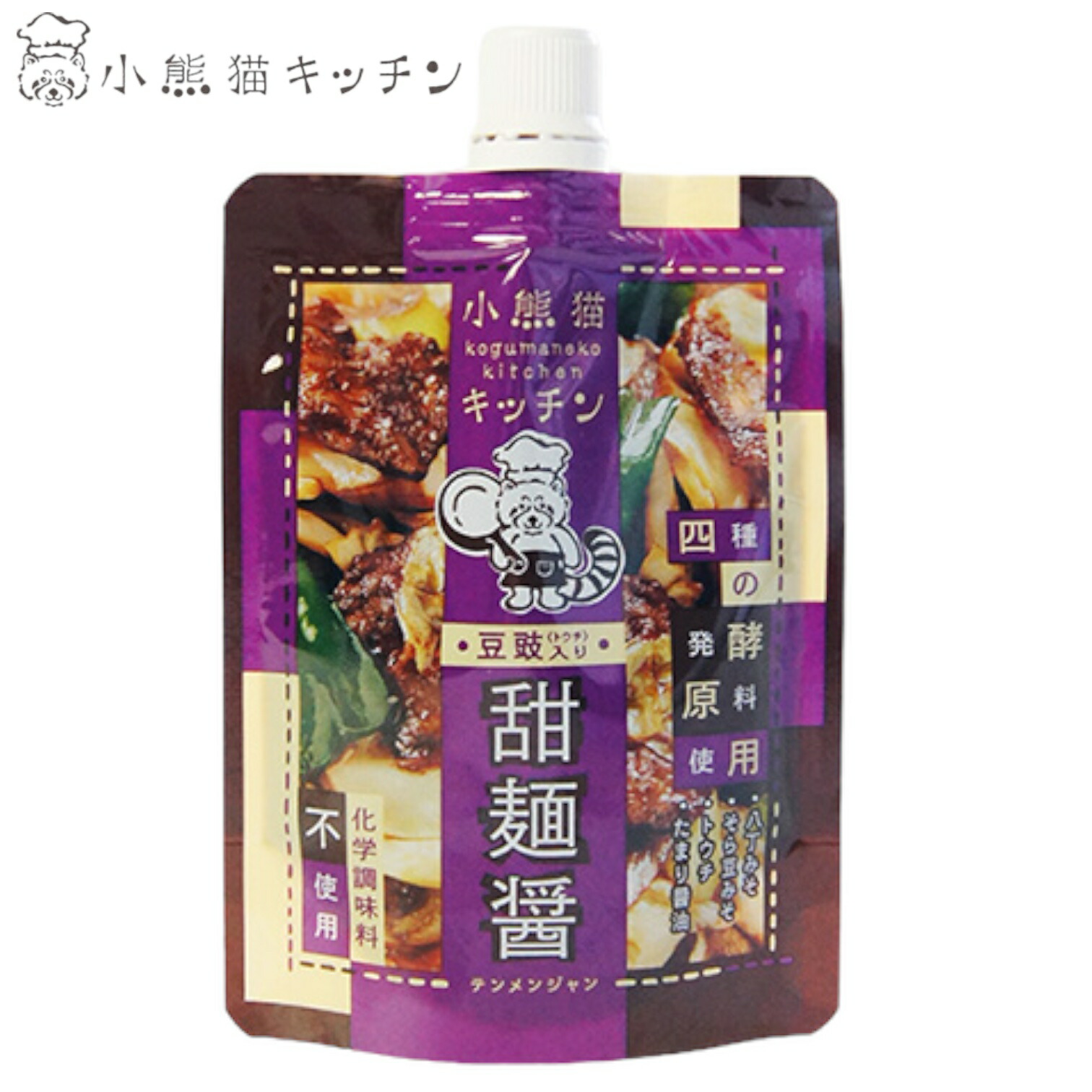 小熊猫キッチン 甜麺醤 豆豉入り トウチ 80g 本格中華調味料 賞味期限2024年6月2日 日本もったいない食品センター ecoeat エコイート 通販 賞味期限切れ 賞味期限切迫 規格外 訳アリ 食品画像