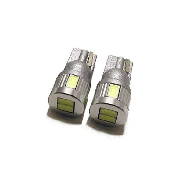 10個 ハイブリッド車対応 T10 T16 5630SMD 3w 車検対応 LED 6連 ポジション球 スモール球 スモールランプ ルーム球 室内灯 ホワイト T10 ⁄ T16 LED 10連 ポジションランプ ⁄ バックランプ