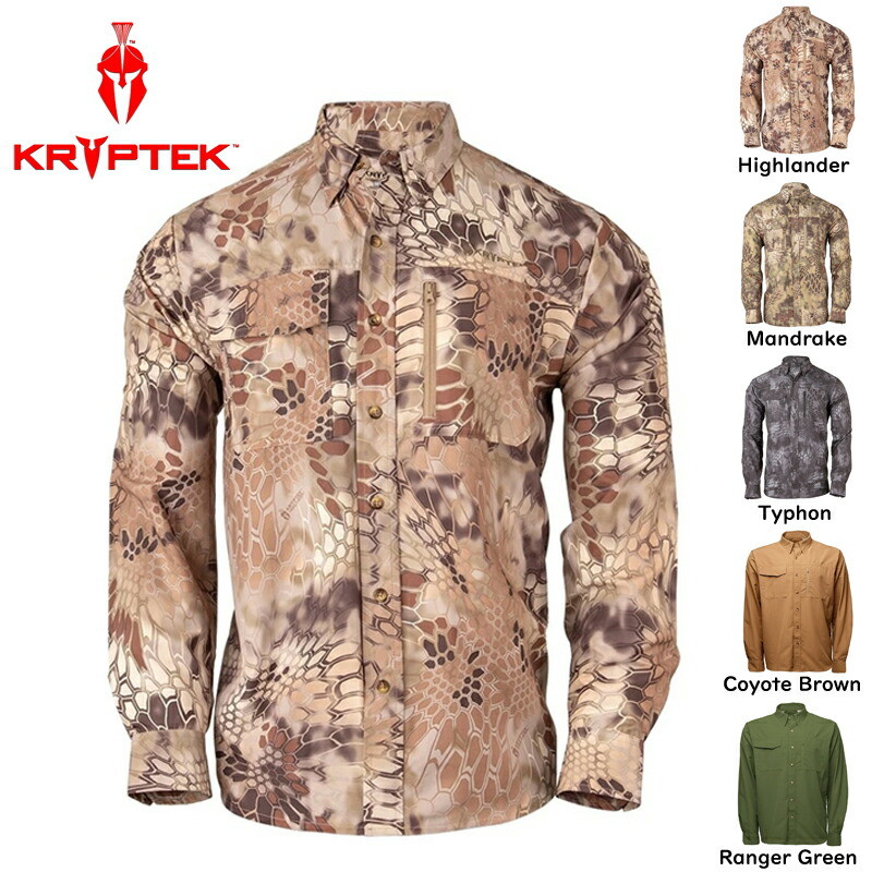 【楽天市場】Kryptek クリプテック 正規品 TORA 1/4 ZIP 長袖 T 