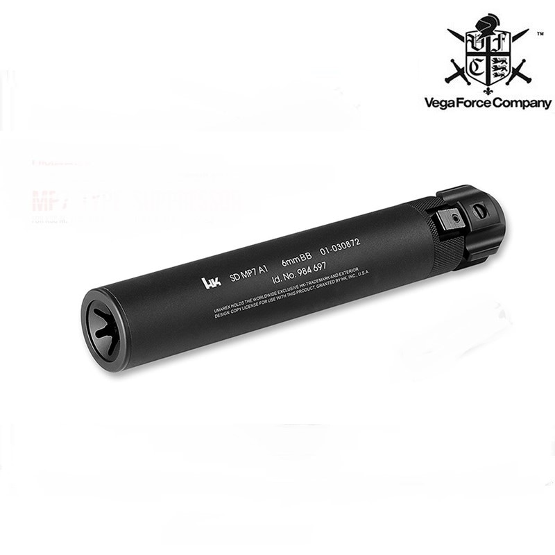 VFC Umarex MP7A1 GBB用サプレッサー BK ｜ サバイバルゲーム 銃 パーツ サバゲー サバゲ 送料無料［VF9-SS-MP7-03］VFC ガスガン