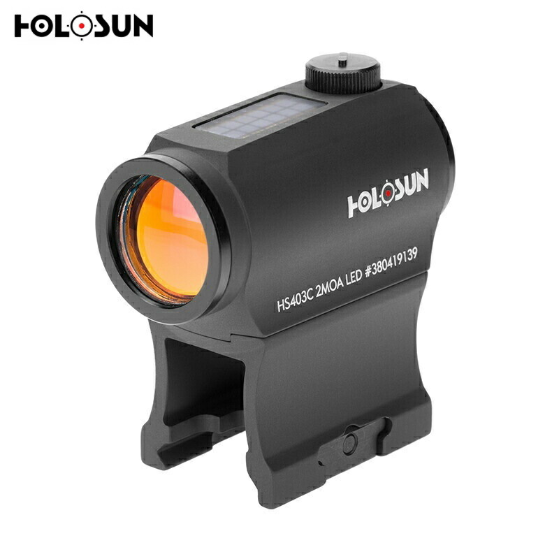 【ポイント2倍！23日12時迄】HOLOSUN / ホロサン ドットサイト HS403C Micro レッドドット ソーラーモデル ｜ サバゲー ダットサイト 送料無料
