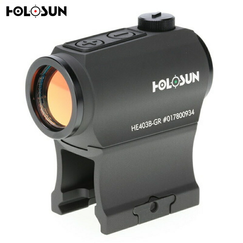 【ポイント2倍！23日12時迄】HOLOSUN / ホロサン ドットサイト HE403B-GR Micro グリーンドット ｜ サバゲー ダットサイト 送料無料