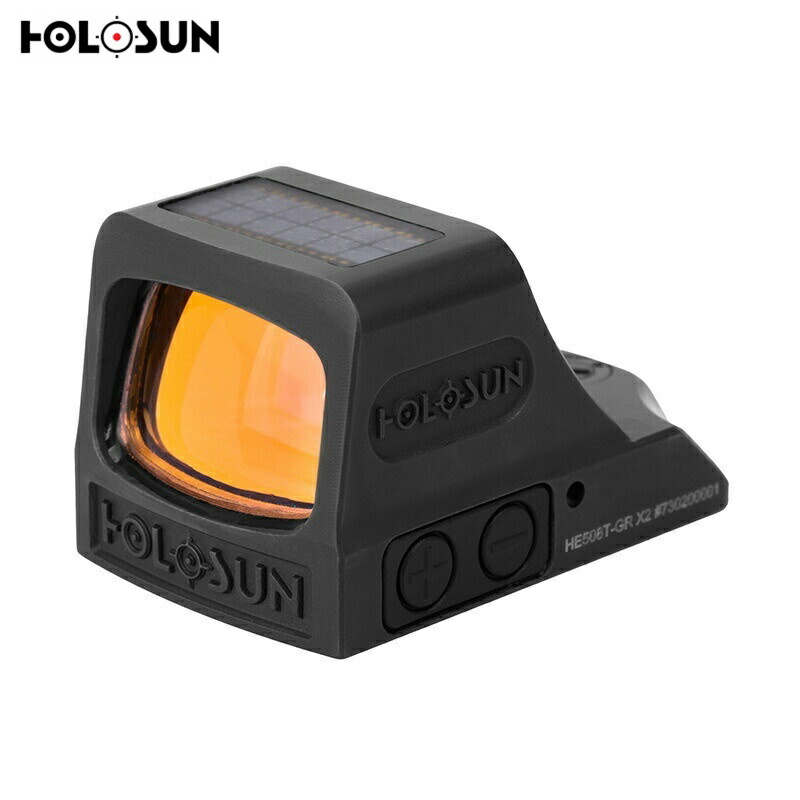 【ポイント2倍！23日12時迄】HOLOSUN / ホロサン ドットサイト HE508T-GR X2 Open Reflex グリーンサークルドット ソーラーモデル ｜ サバゲー ダットサイト 送料無料
