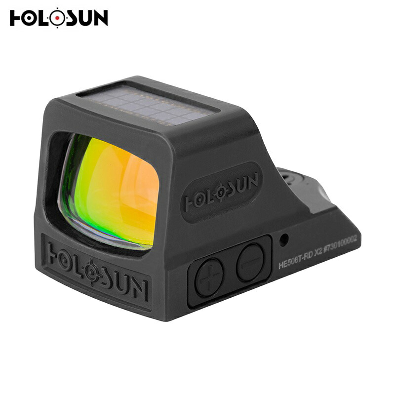 【ポイント2倍！23日12時迄】HOLOSUN / ホロサン ドットサイト HE508T-RD Open Reflex レッドサークルドット ソーラーモデル ｜ サバゲー ダットサイト 送料無料