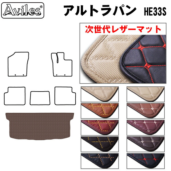ラパン　純正フロアマット　100周年記念用 ラパン スズキ アルト フロントセンターマット DXマット HE33