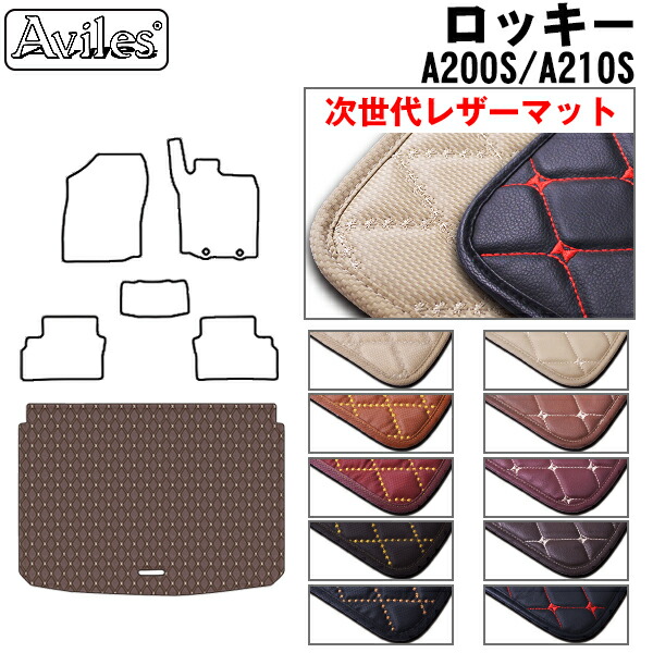 ダイハツ ロッキー 純正 カーペットマット(フロアマット) 高機能タイプ 新品 ダイハツ カーペットマット(高機能タイプ・グレー/ブルー・HEV用