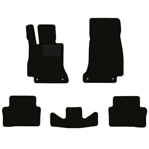 【P8倍 マラソン】【在庫処分セール】ベンツ CLSクラス(型式:C257)(年式:H30.06-) フロアマット ※左ハンドル 無地×ブラック【在庫限り】