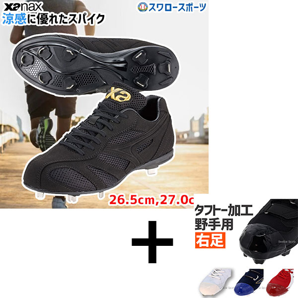 【タフトー加工込み/代引、後払い不可】 野球 スパイク 金具 右足専用 野球 ザナックス Xanax 樹脂底金具 野球スパイク トラスト 高校野球対応 BS324CL アウトレット クリアランス 在庫処分 野球部 野球用品 スワロースポーツ|野球用品専門店スワロースポーツ