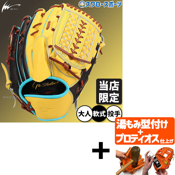 【プロティオス型付け込み/代引、後払い不可 】野球 アイピーセレクト プログレスRBコレクション 軟式グローブ グラブ 軟式用 投手用 ピッチャー用 スワロー限定 大人用 一般用 Ip001-Pr-SG3 IpSelect 野球用品スワロースポーツ