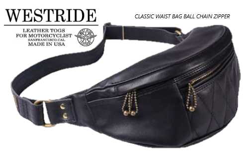 ウエストライド　ライディングウエストバッグ 　ホースハイド　ブラック 楽天市場】WESTRIDE(ウエストライド)RIDING WAIST BAG ブラック