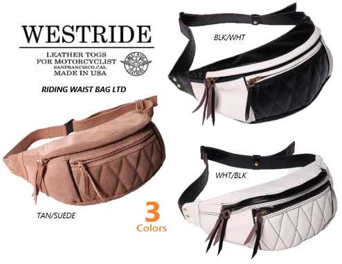 WESTRIDE(ウエストライド)RIDING WAIST BAG LTD　3Color　　レザーウエストバック Limited Edition【送料無料】アメカジ　ヴィンテージ　バイカーバック｜ＳＷＡＰＭＥＥＴ