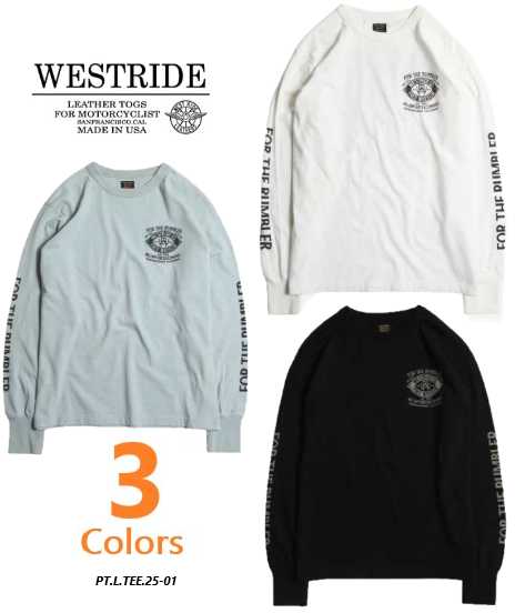 WESTRIDE(ウエストライド)PT.L.TEE.26-01 ロングTEEシャツ 3Color【送料無料】|SWAPMEET