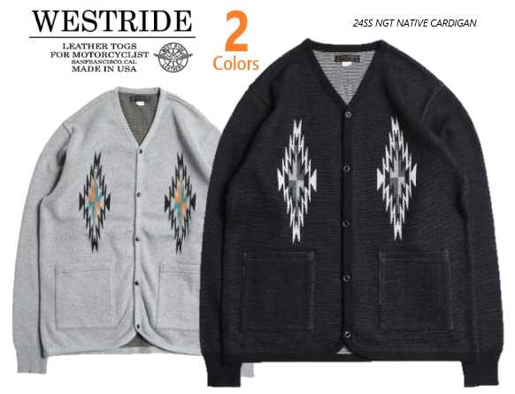 トップス WESTRIDE NGT NATIVE CARDIGAN トップス WESTRIDE NGT NATIVE CARDIGAN NGT NATIVE CARDIGAN