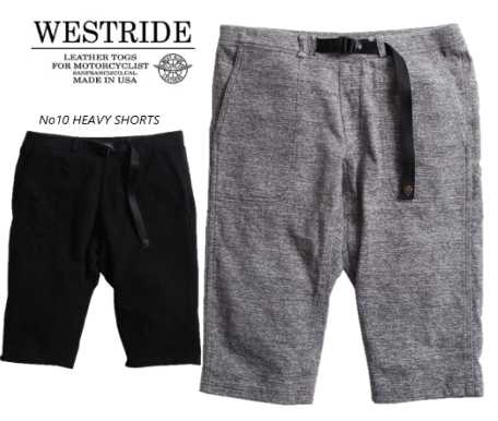 ウエストライド(WESTRIDE)No10 HEAVY SHORTS無地ショートパンツ 　【送料無料】ハーフパンツ｜ＳＷＡＰＭＥＥＴ