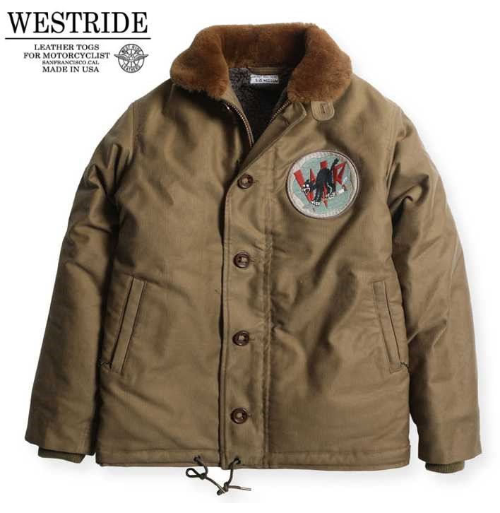 m*2様 ウエストライド(38) デッキジャケット 楽天市場】WESTRIDE [-LIGHT DECK JACKET- OLV size.36,38,40,42,44