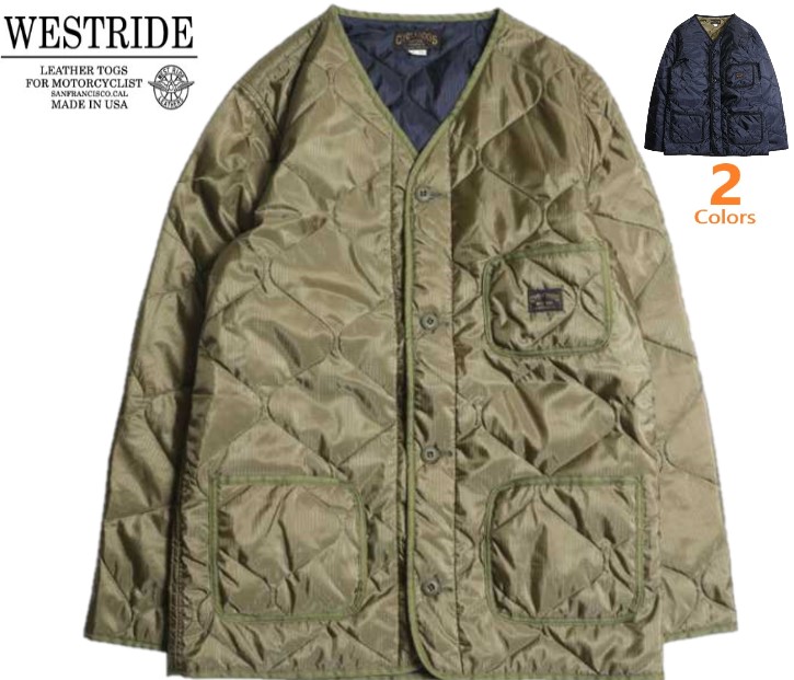 （美品）ウエストライド　キルティングジャケット 楽天市場】WESTRIDE ウエストライド W QUILT JACKET BLACK
