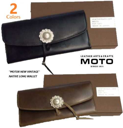 "MOTOR NEW VINTAGE"　NATIVE LONG WALLET 2Color 【送料無料】 クロムエクセル ネイティブ ロングウォレット　長財布　RLW2E｜ＳＷＡＰＭＥＥＴ