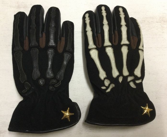 ヴィン エイジ VINAGE スケルトン ショートガントレットGLOVES SKELETON 最大44%OFFクーポン