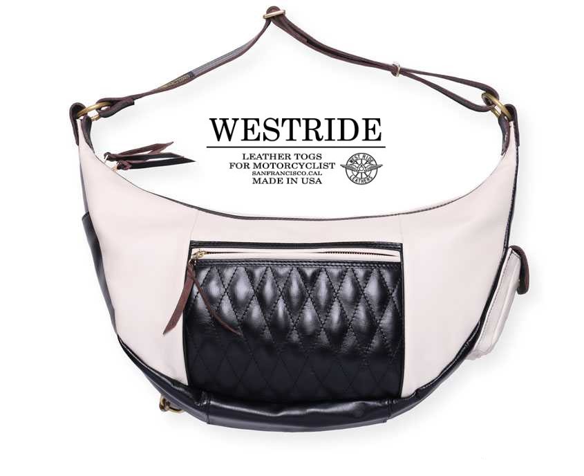 WESTRIDE(ウエストライド)RIDING SHOULDER BAG -Limited WHITE×BLACK