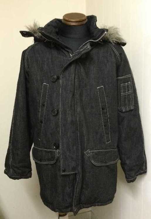 スラップショット(Slapshot) MJ-2230  Biker Jacket  フード付き【送料無料】バイカージャケット BLACK ブラック  デニムジャケット デットストック品