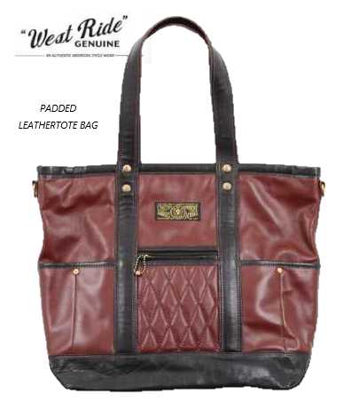 未使用　west ride レザートートバッグ WEST RIDE=パデッドトートバッグのご紹介！: REALDEAL Blog