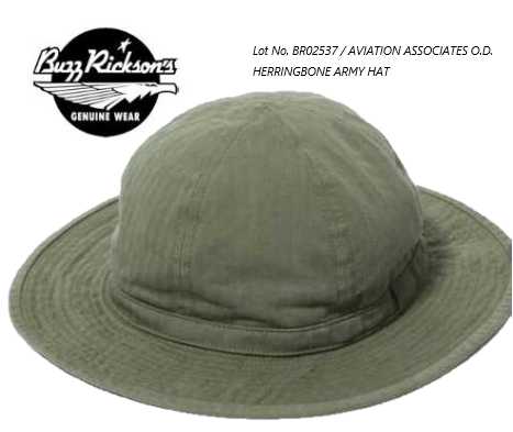BUZZ RICKSON'S(バズリクソンズ) Lot No. BR02537 OD. HERRINGBONE ARMY HAT|SWAPMEET