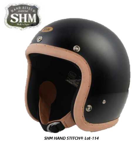 SHM HAND STITCH HELMET Lot.114 ヘルメット (SG規格(全排気量)対応)【送料無料】 2Color|SWAPMEET