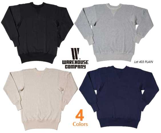 楽天市場】WAREHOUSE ウエアハウス Set-in-Freedom Sweat セット