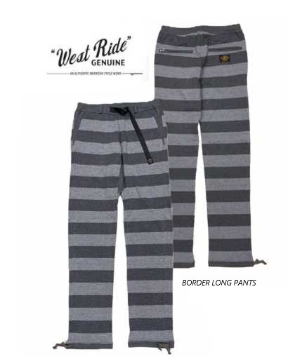 楽天市場】WESTRIDE ウエストライド BORDER LONG PANTS 2022 ボーダー