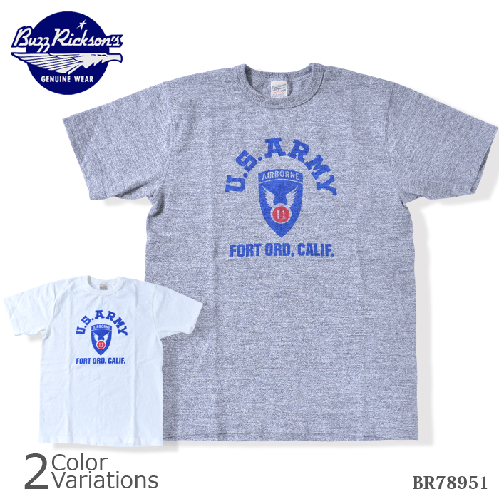 【P10倍】Buzz Rickson\u0027s（バズリクソンズ） U.S.ARMY 11th AIRBORNE T-SHIRT 【電子メイル便】 BR78951【全品P10倍★6月4日20：00～11日01：59まで！】