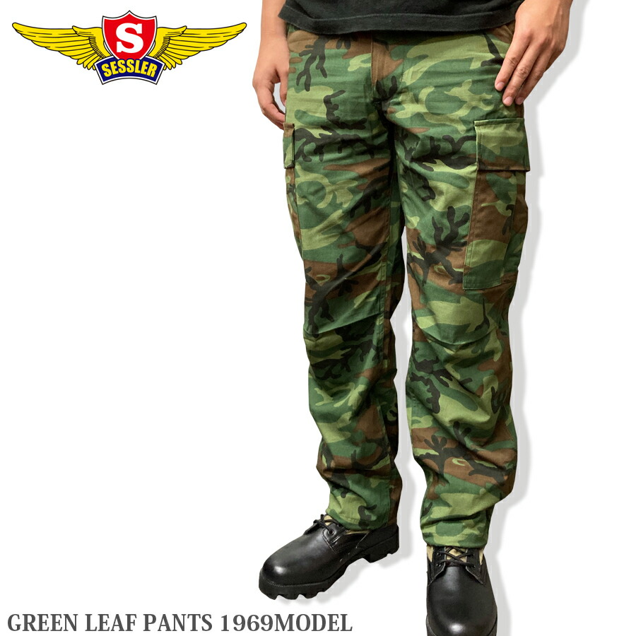 SESSLER（セスラ） GREEN LEAF PANTS グリーンリーフ パンツ 【中田商店】 A-1126