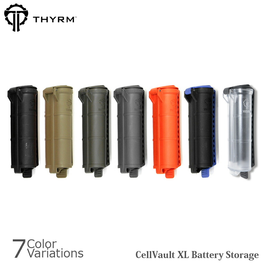 【全品P5倍★1月24日20：00〜1月29日1：59まで！】THYRM（サイリム） Cell Vault XL Battery Storage セル ヴォールト バッテリー ストレージ XL 防水 電池 ケース画像