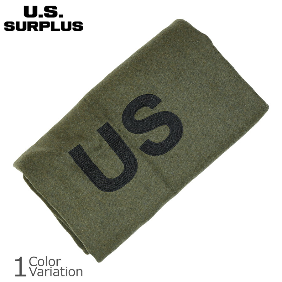 楽天市場】US（米軍放出品）ウールブランケット OD [US刺繍入り