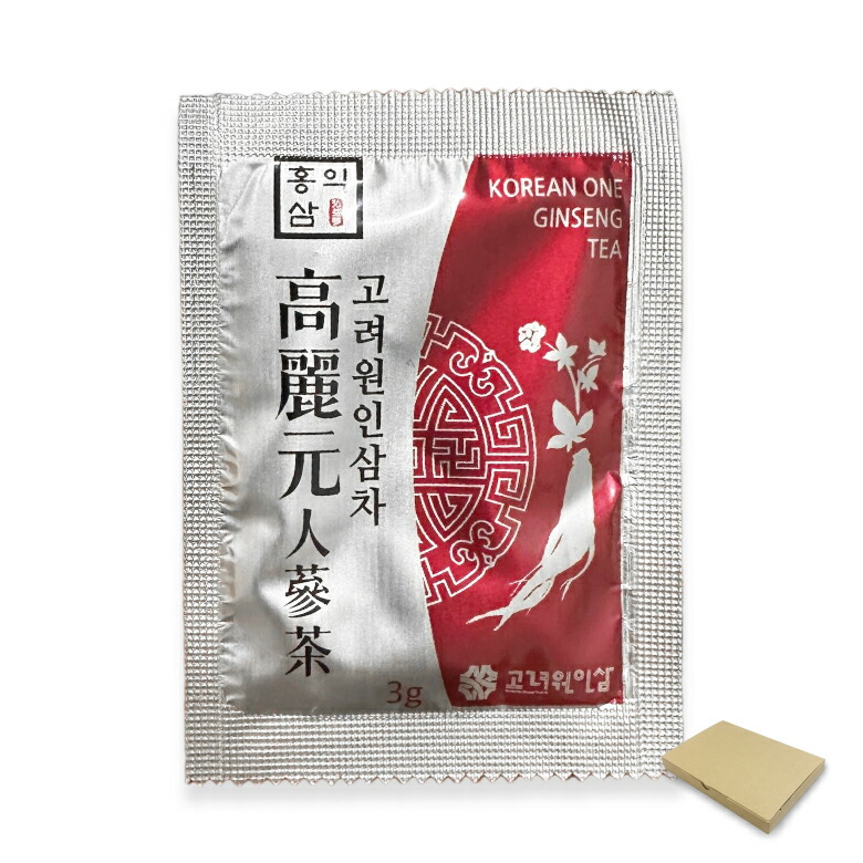 楽天市場】高麗人参茶（木箱）3g×50包入 / 健康維持 ドリンク