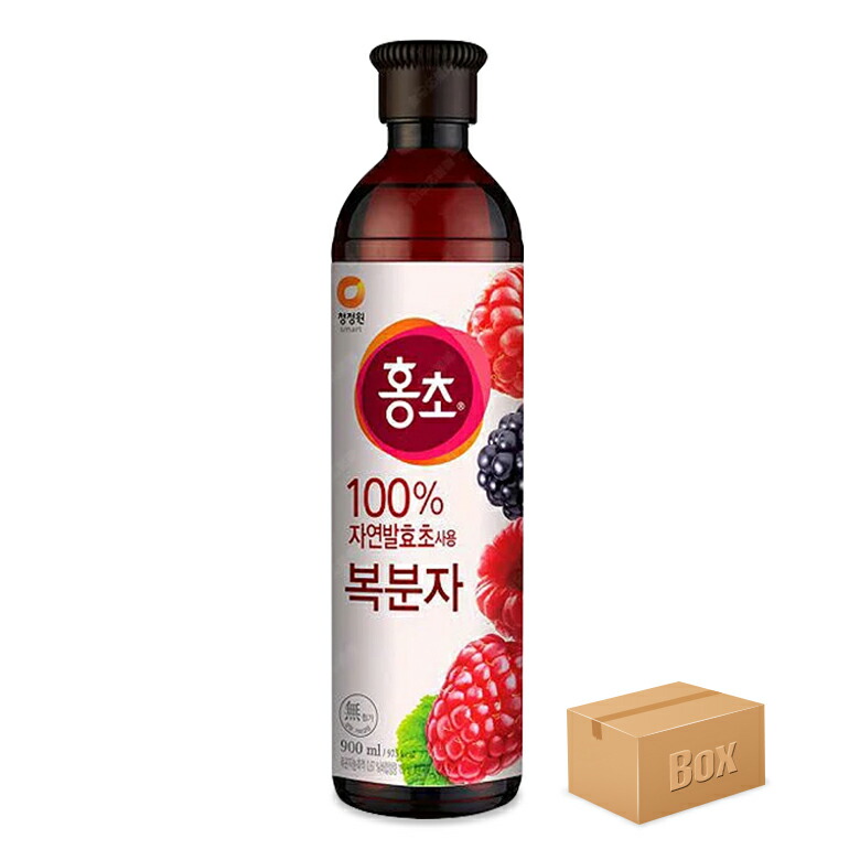 飲むお酢 ホンチョ 野いちご 900ml×12本  紅酢