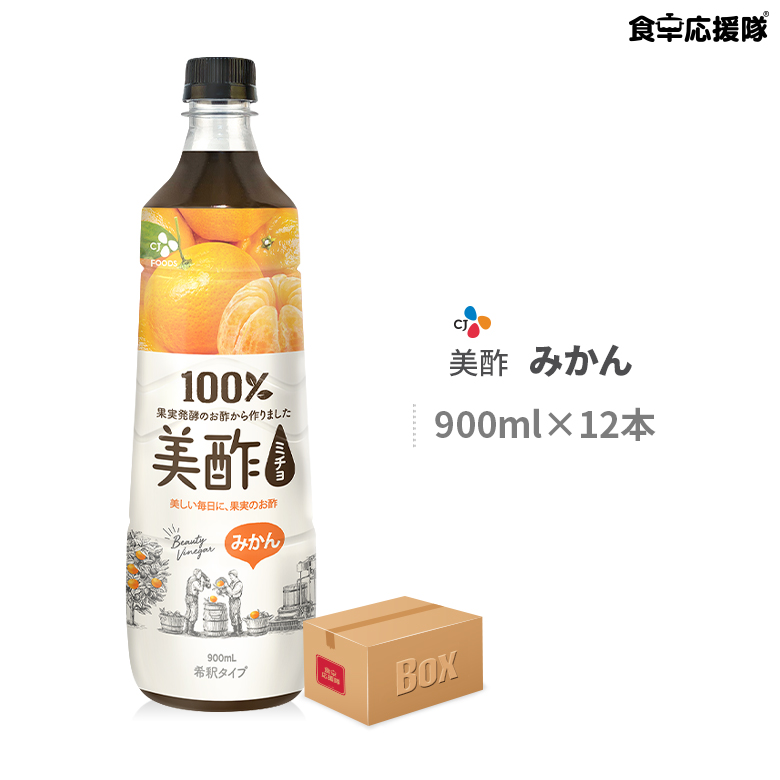 楽天市場】美酢 ミチョ みかん 900ml ×3本 飲むお酢 お酢 ミカン 韓国