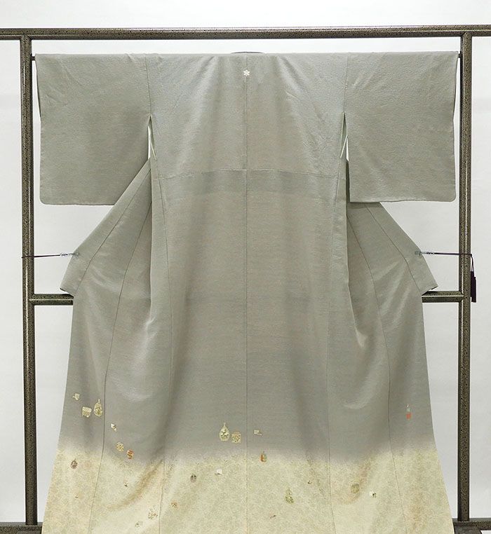 楽天市場】色留袖 美品 正絹 金彩友禅 和田光正作 扇四季花模様 身丈