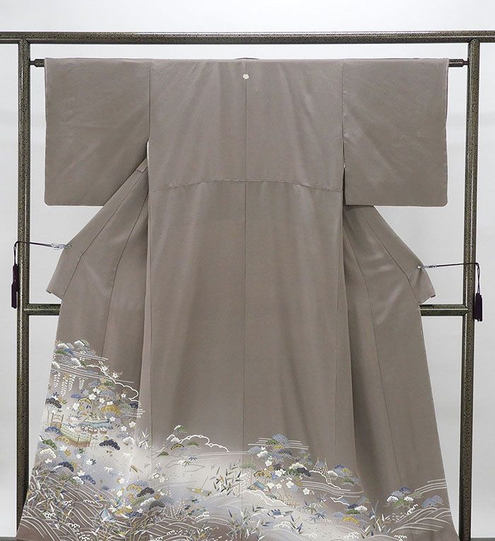 楽天市場】色留袖 美品 正絹 金彩友禅 和田光正作 扇四季花模様 身丈