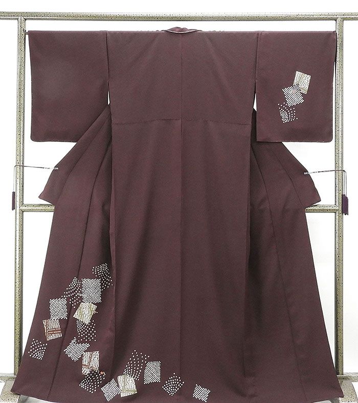 楽天市場】【ポイント10倍】単衣 付下訪問着 新品 仕立て上がり 正絹