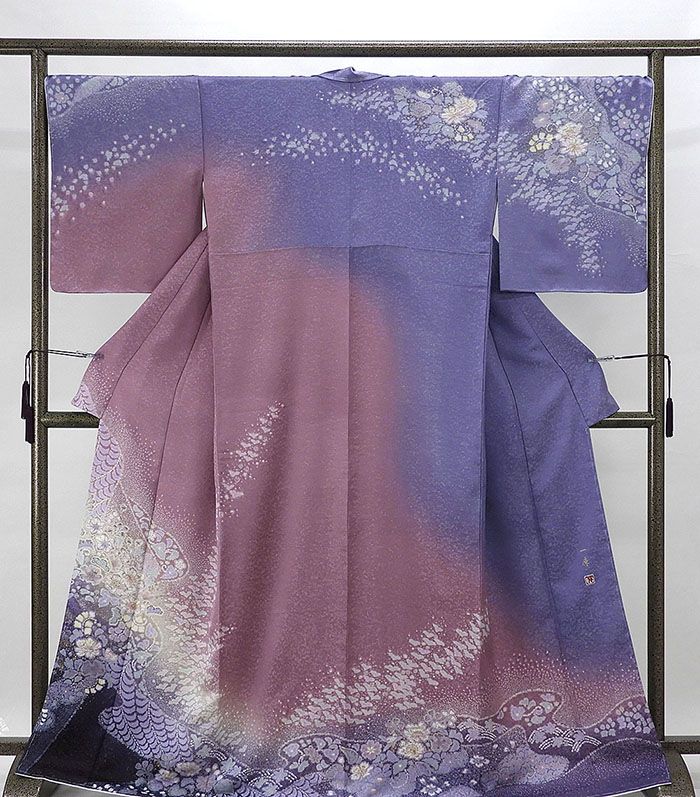 訪問着フルセット 絞り　パールトーン　袷　身丈158.5cm裄丈63.5cm 楽天市場】＼30％OFFクーポン配布中！／訪問着 新品仕立済 正絹