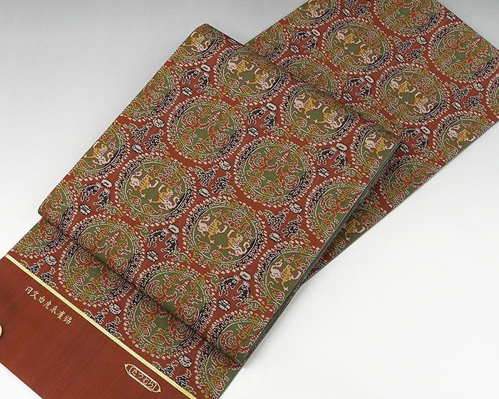 楽天市場】【ポイント10倍】袋帯 新品仕立付き 正絹 尾峨佐染繍