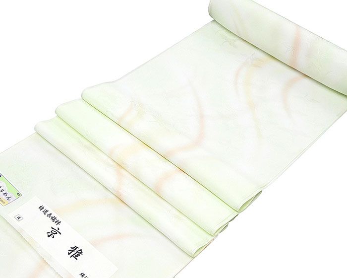 長襦袢 新品 正絹 菱幾何模様 綸子ぼかし 長襦袢 絹 反物 未仕立 着物 i1257 i1235.jpg