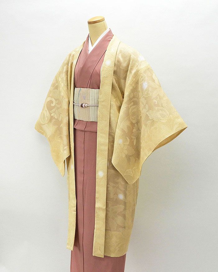 ＼20％OFFクーポン券別れ別れ中／夏物 紋紗羽織 新品仕立てもの済 正絹 夏物 とんぼ蛍ぼかし飾りつけ 紋紗 羽織 単衣 薄物 厚地の外套 新品 仕立てもの売り上げ金 j4004