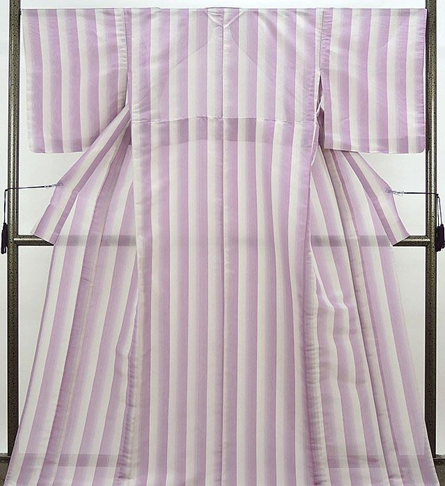 夏物 縮 新品仕立済 綿麻 夏着物 秦荘上布 チェック模様 近江縮 新品 仕立て上がり 着物 カジュアル wd2079 夏物 縮 新品 仕立て上がり 綿麻 夏物 秦荘上布 チェック